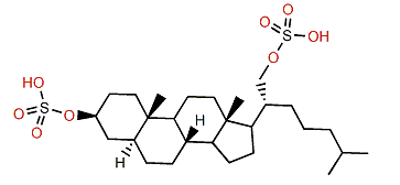 5a-Cholestane-3b,21-diol 3,21-disulfate